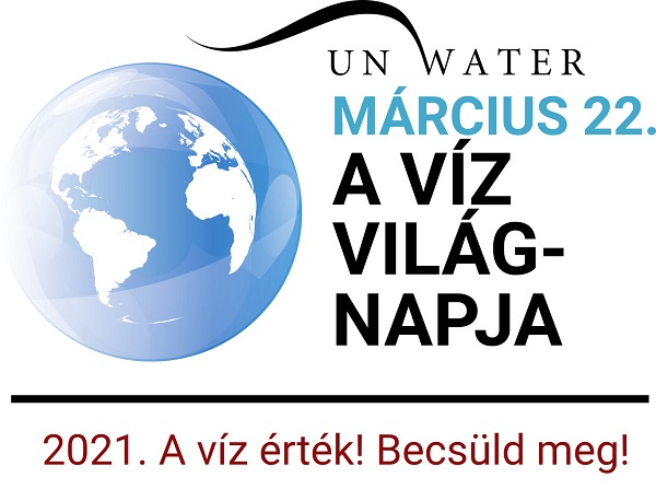 A képen a 2021-es víz világnapja logó látható.
