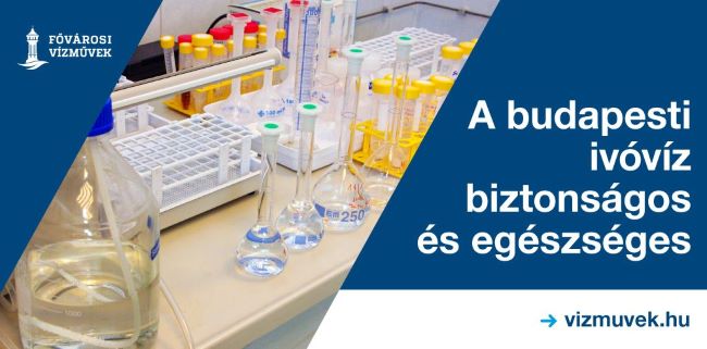 A képen a Fővárosi Vízművek Laboratóriumában zajló vízvizsgálati folyamat egyik lépése látható.