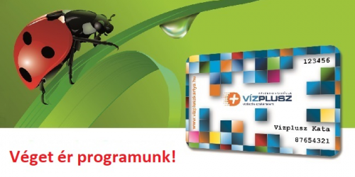 Megszűnik a VízPlusz Kártyaprogram