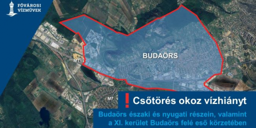 A kép illusztráció, melyen Budaörsöt jelöltük a térképen.