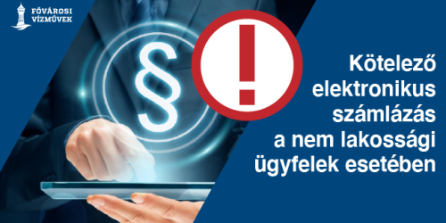 Az illusztráción egy öltönyös férfi tart egy laptopot, továbbá egy paragrafus jel és egy felkiáltó jel is szerepel a képen