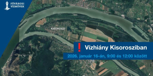 A képen a vízhiánnyal érintett terület térképe látható.